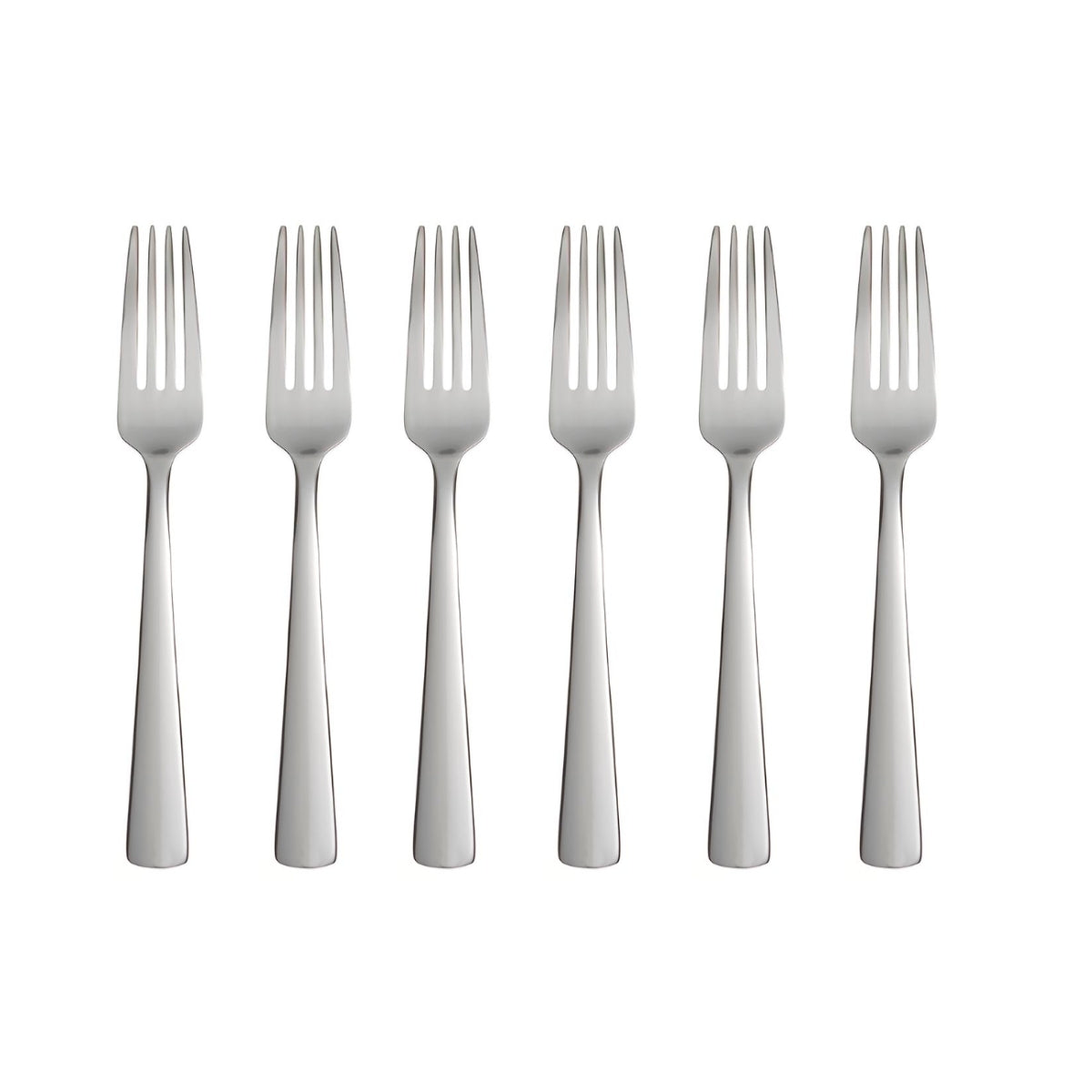 Lenox Everyday Flatware Aptitude Dinner Forks, Set of 6