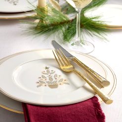 Alternative view of Lenox Everyday Flatware Federal Gold Tree Accent Plates, Set of 4