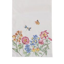Lenox Everyday Flatware Butterfly Meadow Garden Embroidered Runner