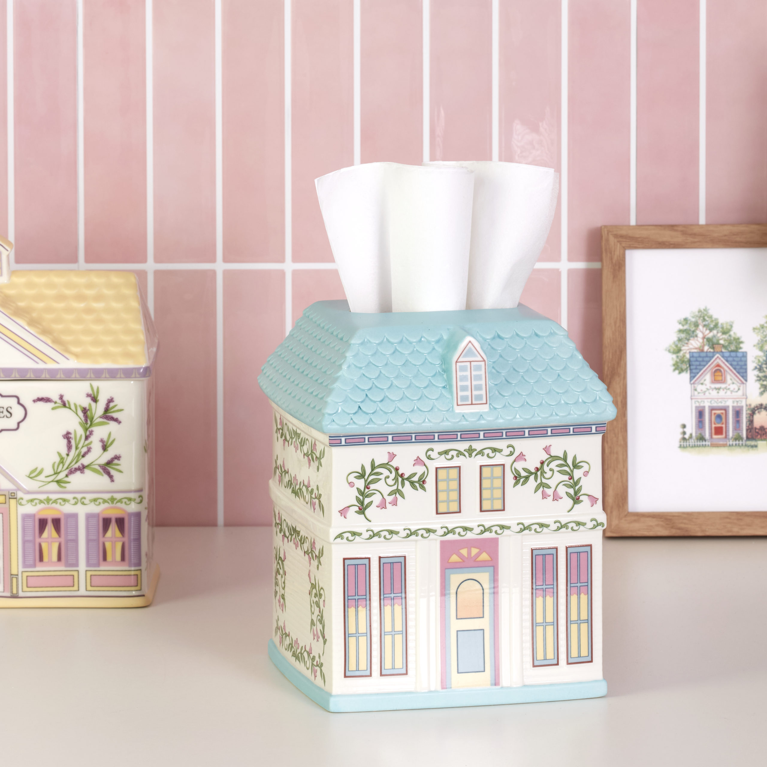 Lenox Everyday Flatware Lenox Spice Village Tissue Box Holder - Image 3