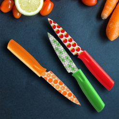 Alternative view of Lenox Everyday Flatware Printed Fruit 3-Piece Paring Knife Set