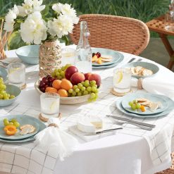 Alternative view of Lenox Everyday Flatware Terrazzo Melamine Mint 12-Piece Dinnerware Set