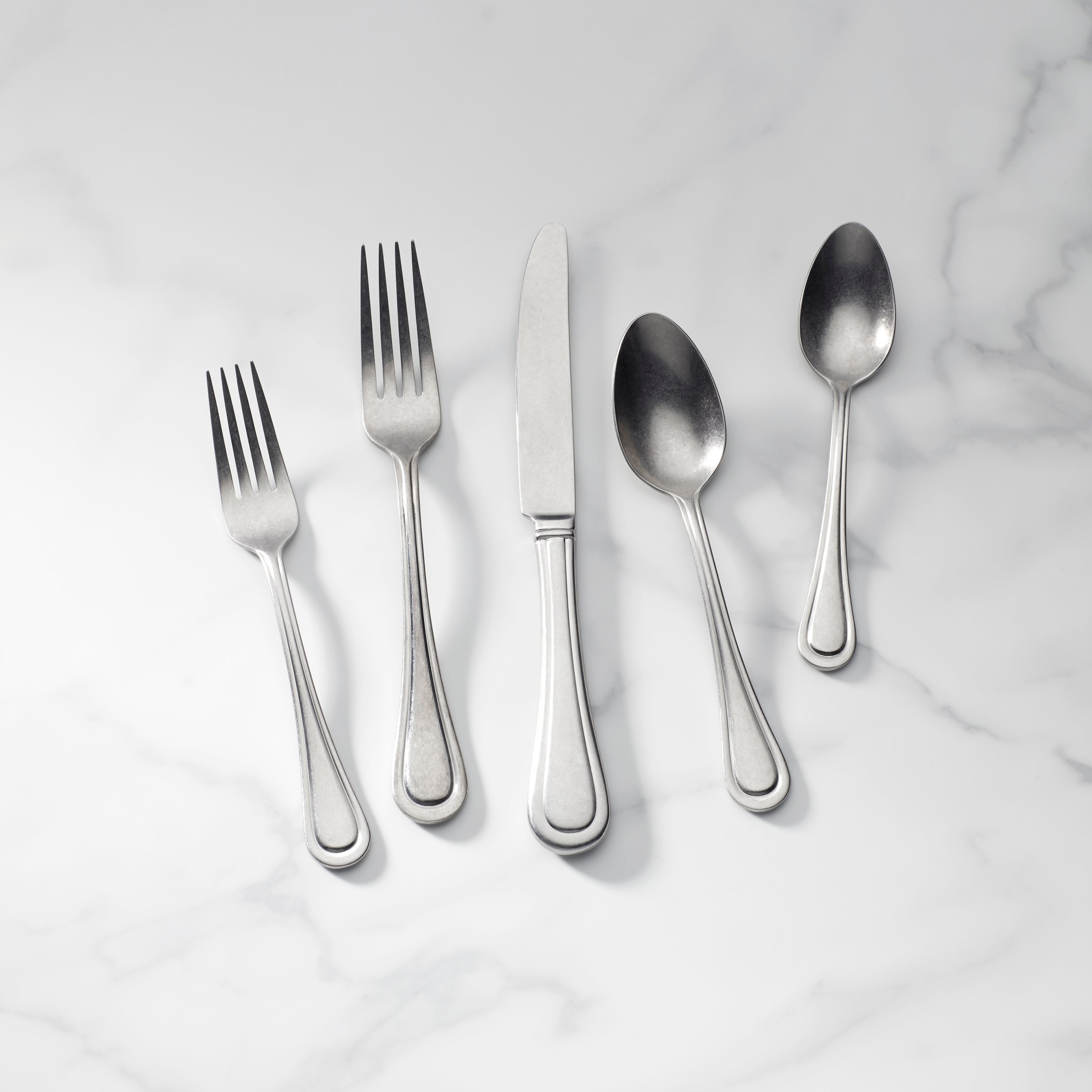 Lenox Everyday Flatware Textured Neutrals 24-Piece Flatware Set