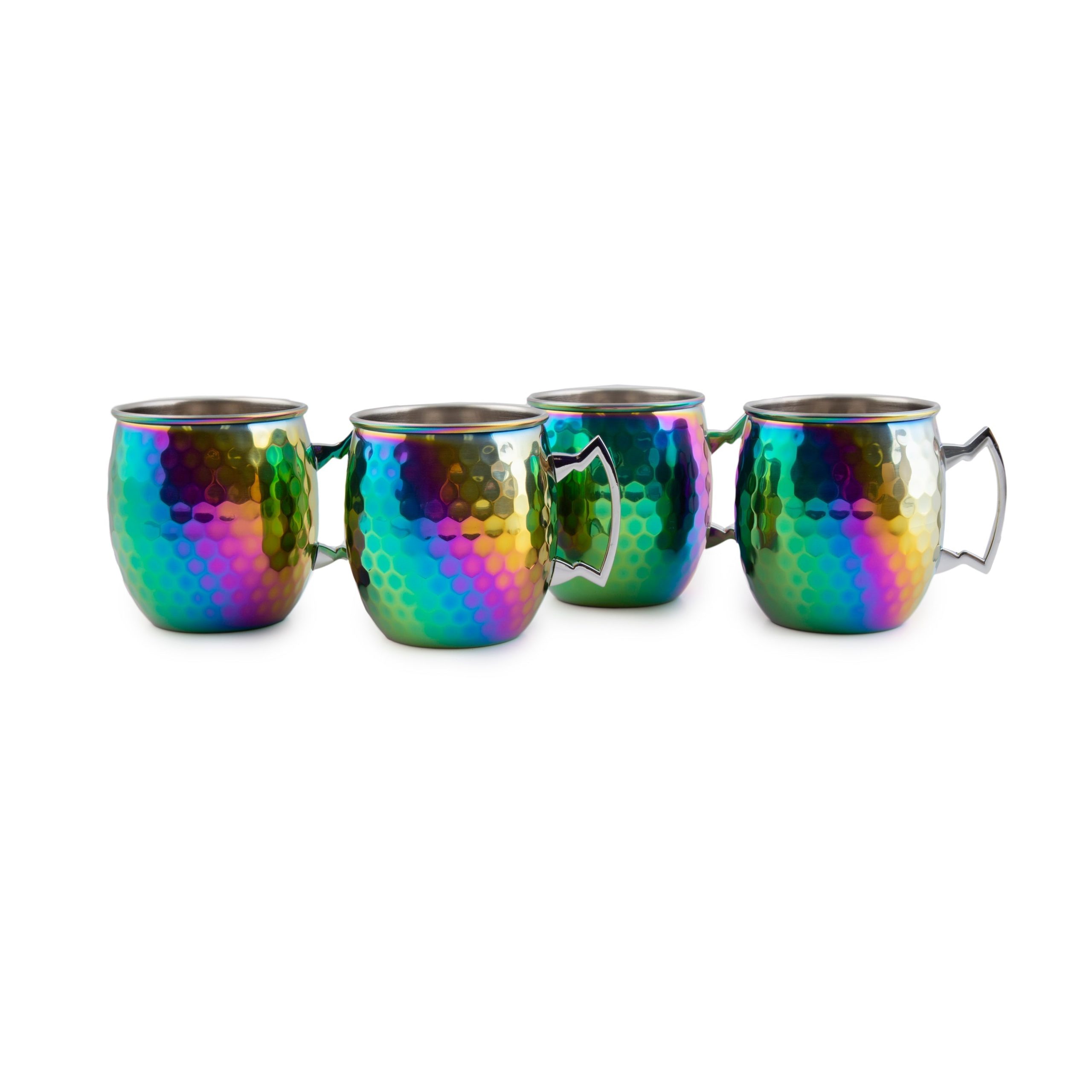 Lenox Everyday Flatware Hammered Rainbow Moscow Mule Mugs, Set of 4 - Image 3