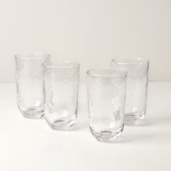 Alternative view of Lenox Everyday Flatware Homespun Clear Tall Tumbler - Set Of 4
