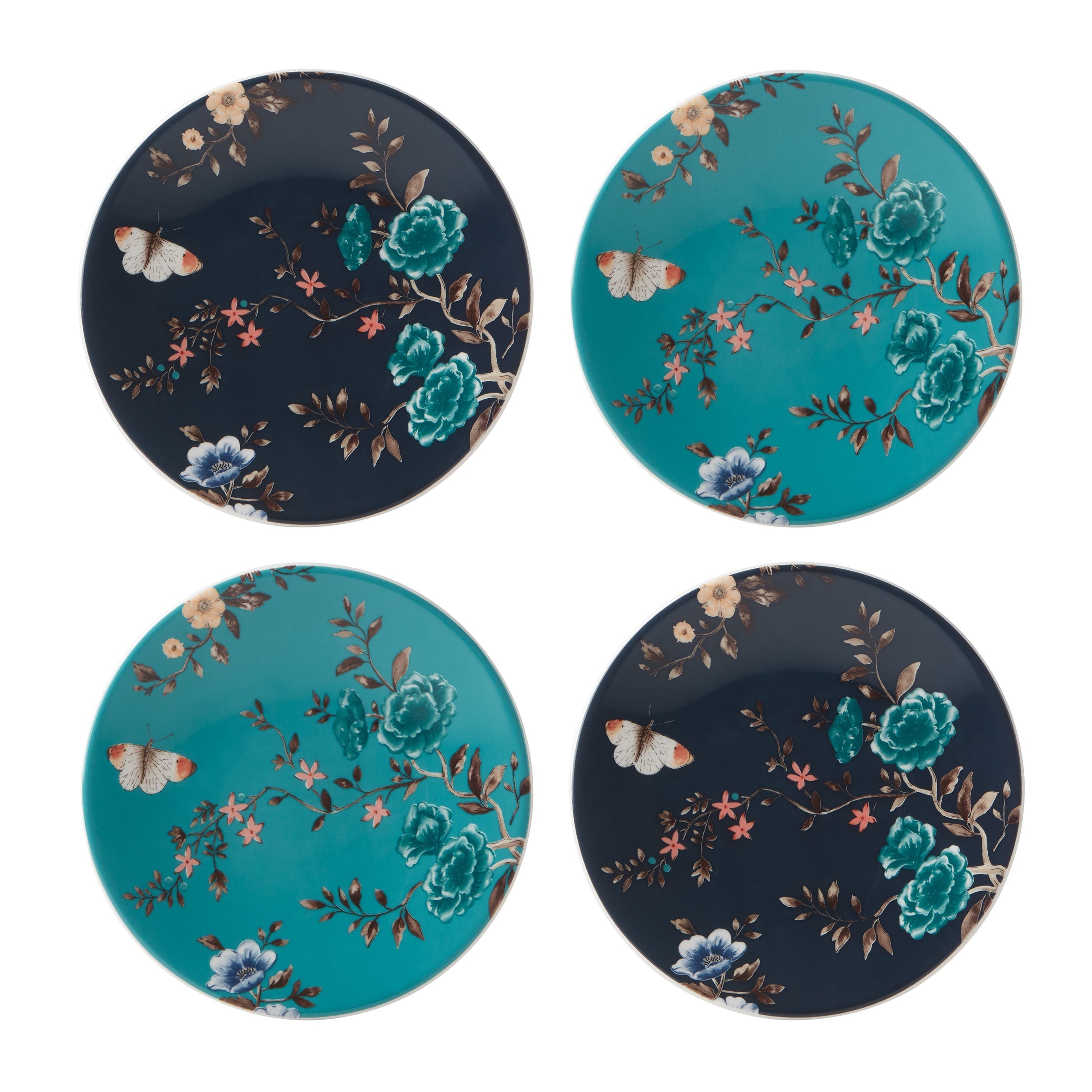 Lenox Everyday Flatware Sprig & Vine Tidbit Plates, Set of 4 - Image 2