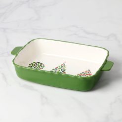 Lenox Everyday Flatware Evergreen Rectangular Scallop Baking Dish
