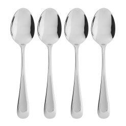 Lenox Everyday Flatware Satin Sand Dune Dinner Spoons, Set of 4