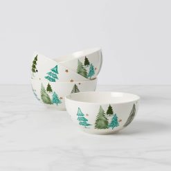 Lenox Everyday Flatware Balsam Lane All-Purpose Bowls, Set of 4