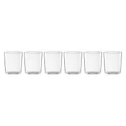 Lenox Everyday Flatware Bunny Hop Stackable Clear Tall Glasses, Set of 6