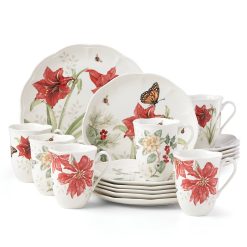 Alternative view of Lenox Everyday Flatware Butterfly Meadow Holiday 18-Piece Dinnerware Set