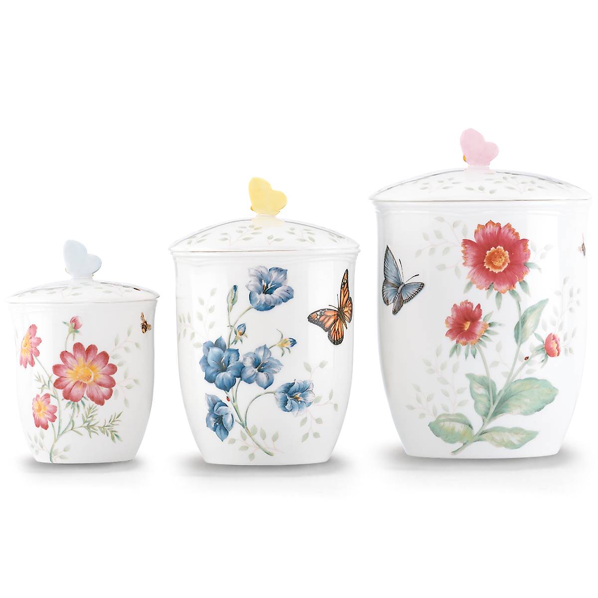 Lenox Everyday Flatware Butterfly Meadow 3-Piece Canister Set - Image 4