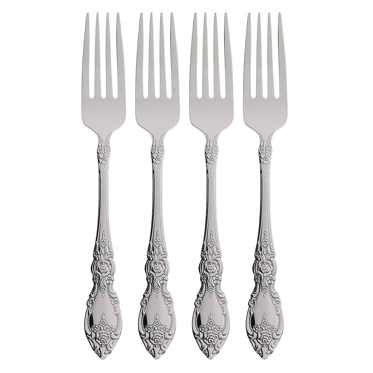 Lenox Everyday Flatware Wordsworth Dinner Forks, Set of 4