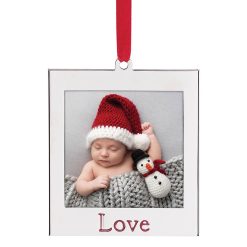 Alternative view of Lenox Everyday Flatware Love Photo Frame Charm Ornament