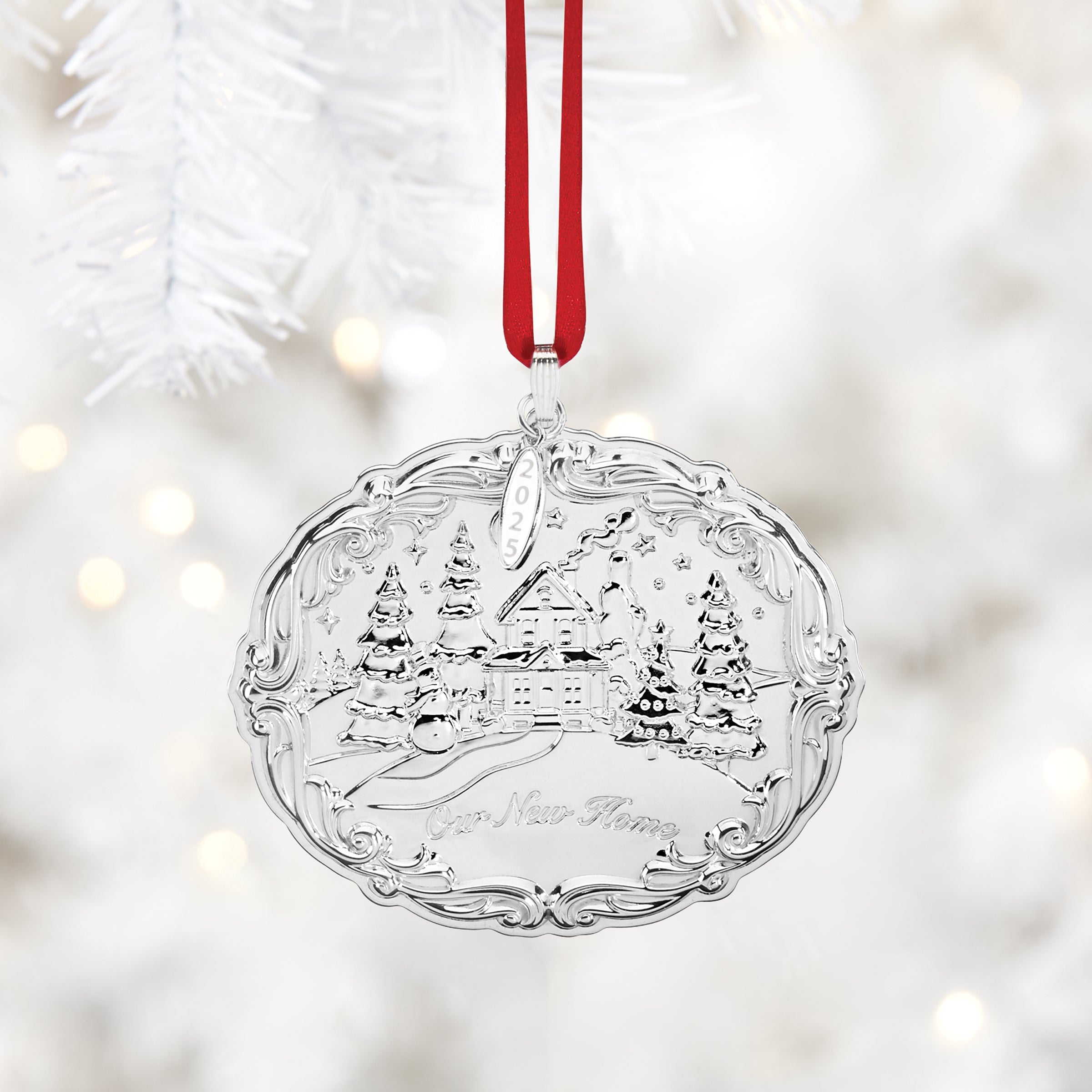 Lenox Everyday Flatware 2025 Our New Home Sterling Silver Ornament - Image 2