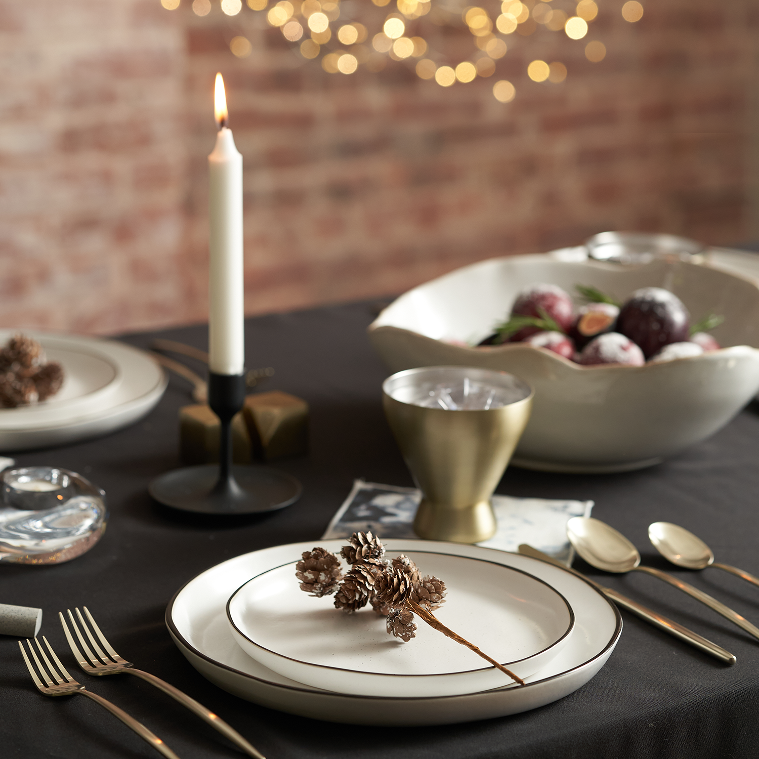 Lenox Everyday Flatware Gaze Champagne Satin 20-Piece Flatware Set - Image 6