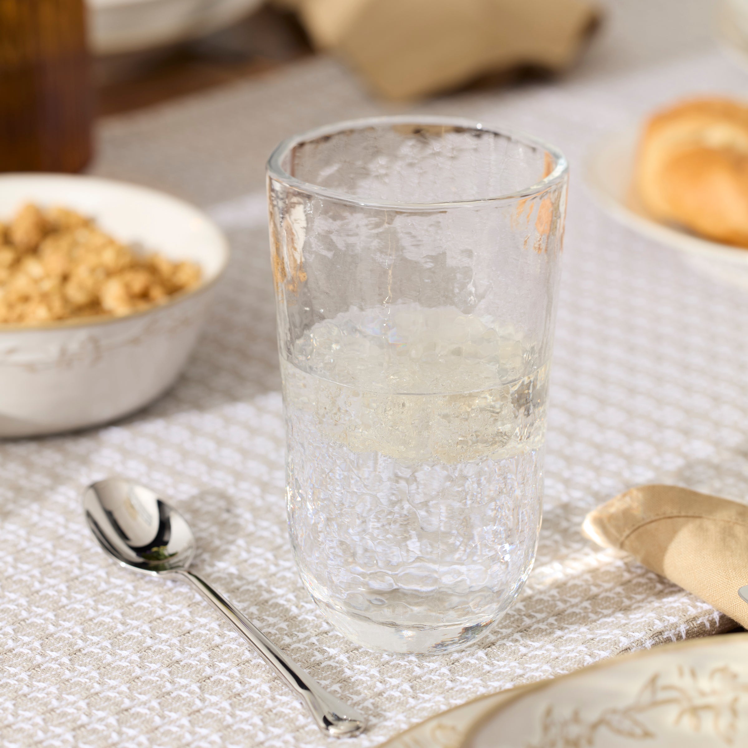 Lenox Everyday Flatware Homespun Clear Tall Tumbler - Set Of 4 - Image 5