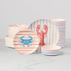 Lenox Everyday Flatware 24 Seven Melamine Wharfside 24-Piece Dinnerware Set