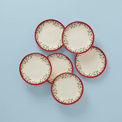 Lenox Everyday Flatware Holiday Accent Plates, Set of 6
