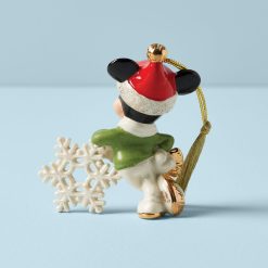 Alternative view of Lenox Everyday Flatware Personalized Mickey Mouse Snowflake Ornament