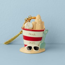 Lenox Everyday Flatware Personalized Beach Pail Ornament
