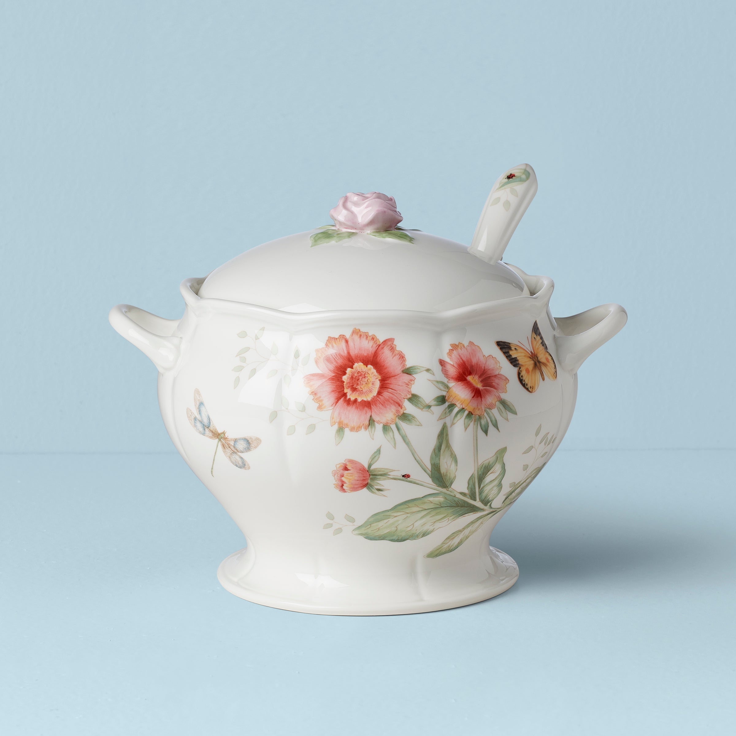 Lenox Everyday Flatware Butterfly Meadow 2-Piece Tureen & Ladle Set