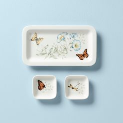 Alternative view of Lenox Everyday Flatware Butterfly Meadow Sushi Plate & Bowls