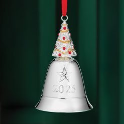 Alternative view of Lenox Everyday Flatware 2025 Musical Bell Silverplate Ornament