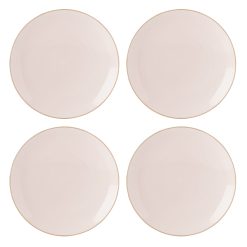 Lenox Everyday Flatware Trianna Blush Coupe Dinner Plates, Set of 4
