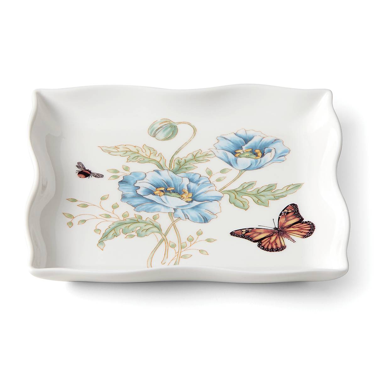 Lenox Everyday Flatware Butterfly Meadow Square Dish - Image 4