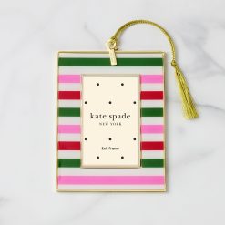 Lenox Everyday Flatware Be Jolly Stripe Mini Frame Ornament