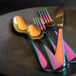 Alternative view of Lenox Everyday Flatware Rhiannon Rainbow Mirror 20-Piece Flatware Set