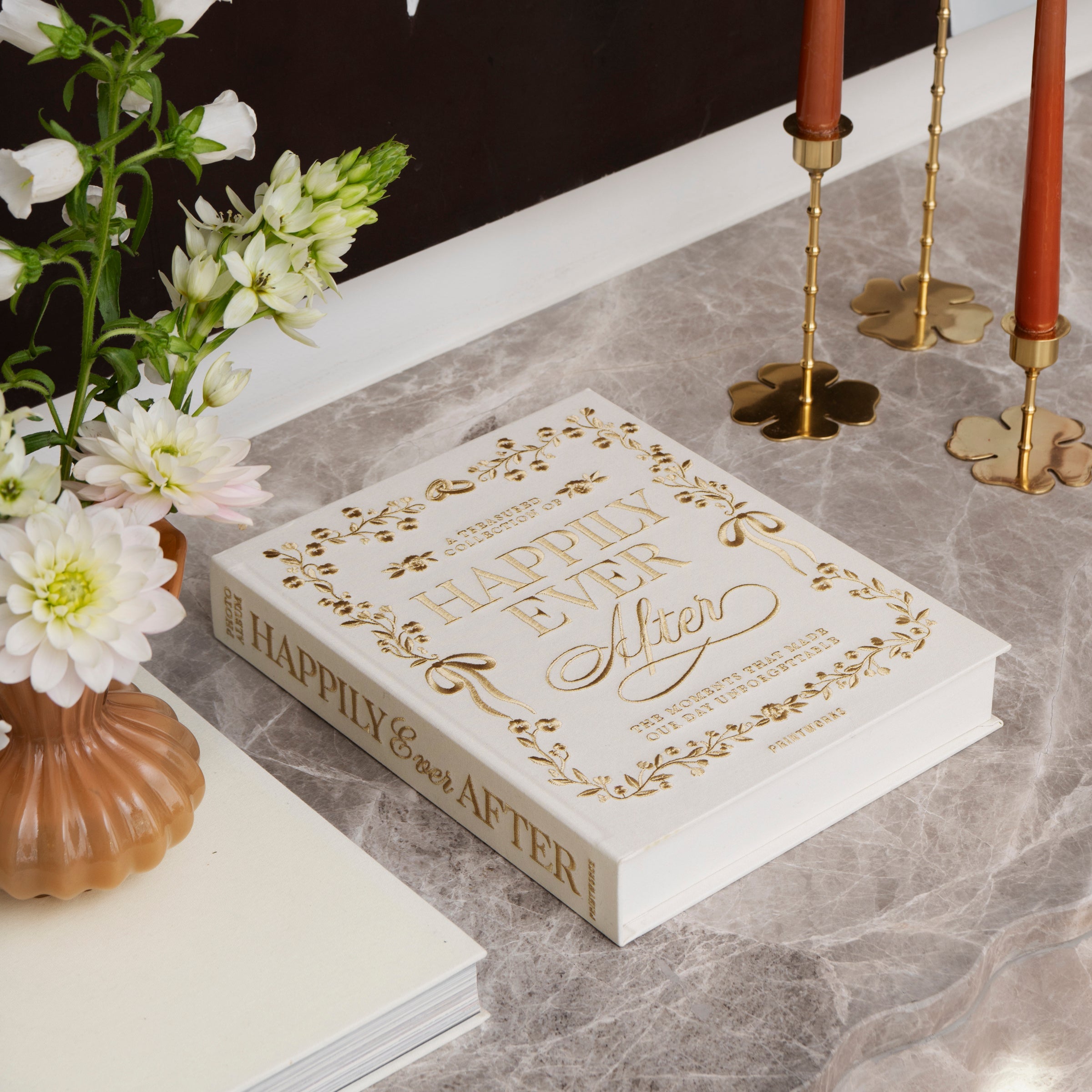 Lenox Everyday Flatware Happily Ever After Embroidered Wedding Photo Album - Image 3