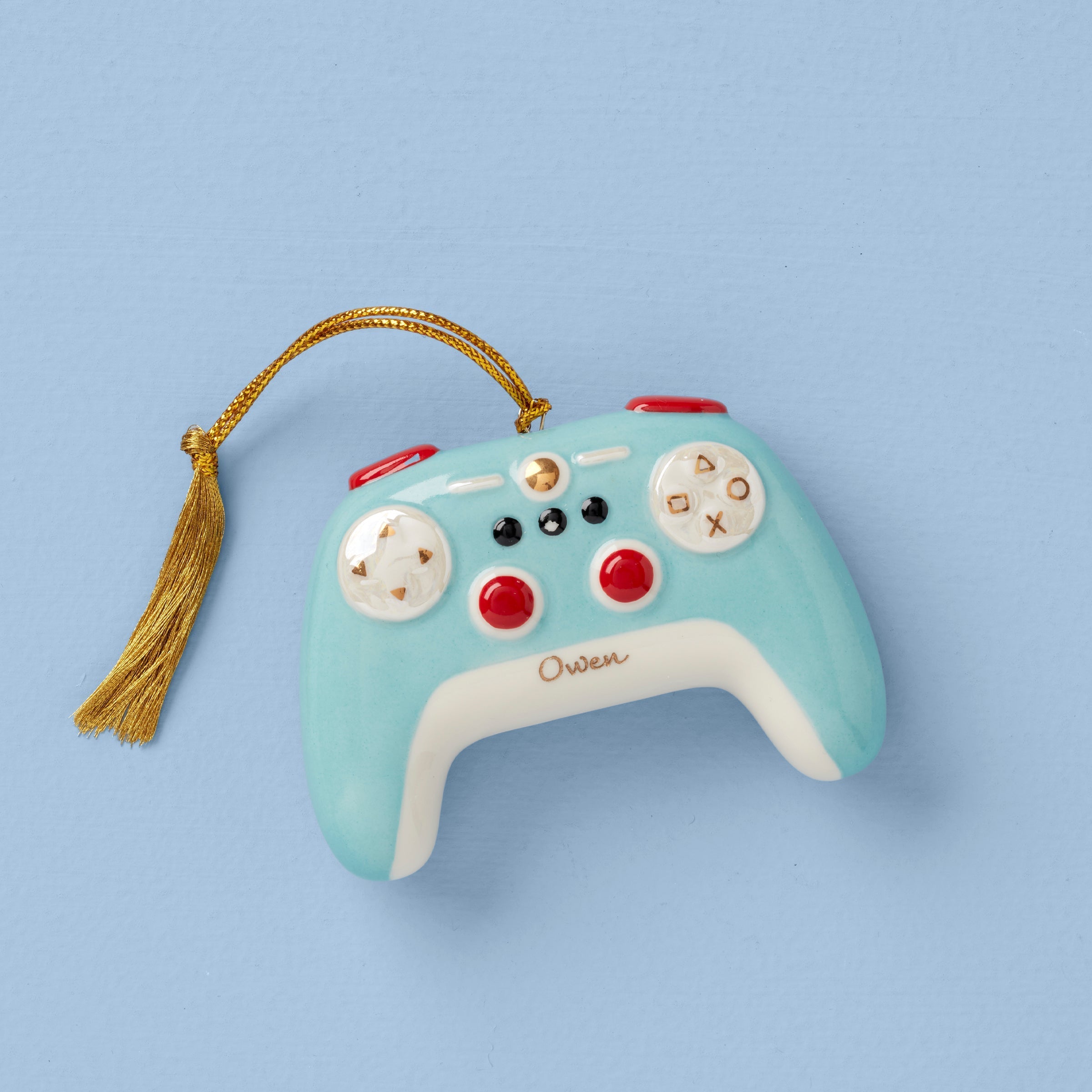 Lenox Everyday Flatware Personalized Video Game Controller Ornament