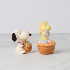 Lenox Everyday Flatware Snoopy Easter Salt & Pepper Set