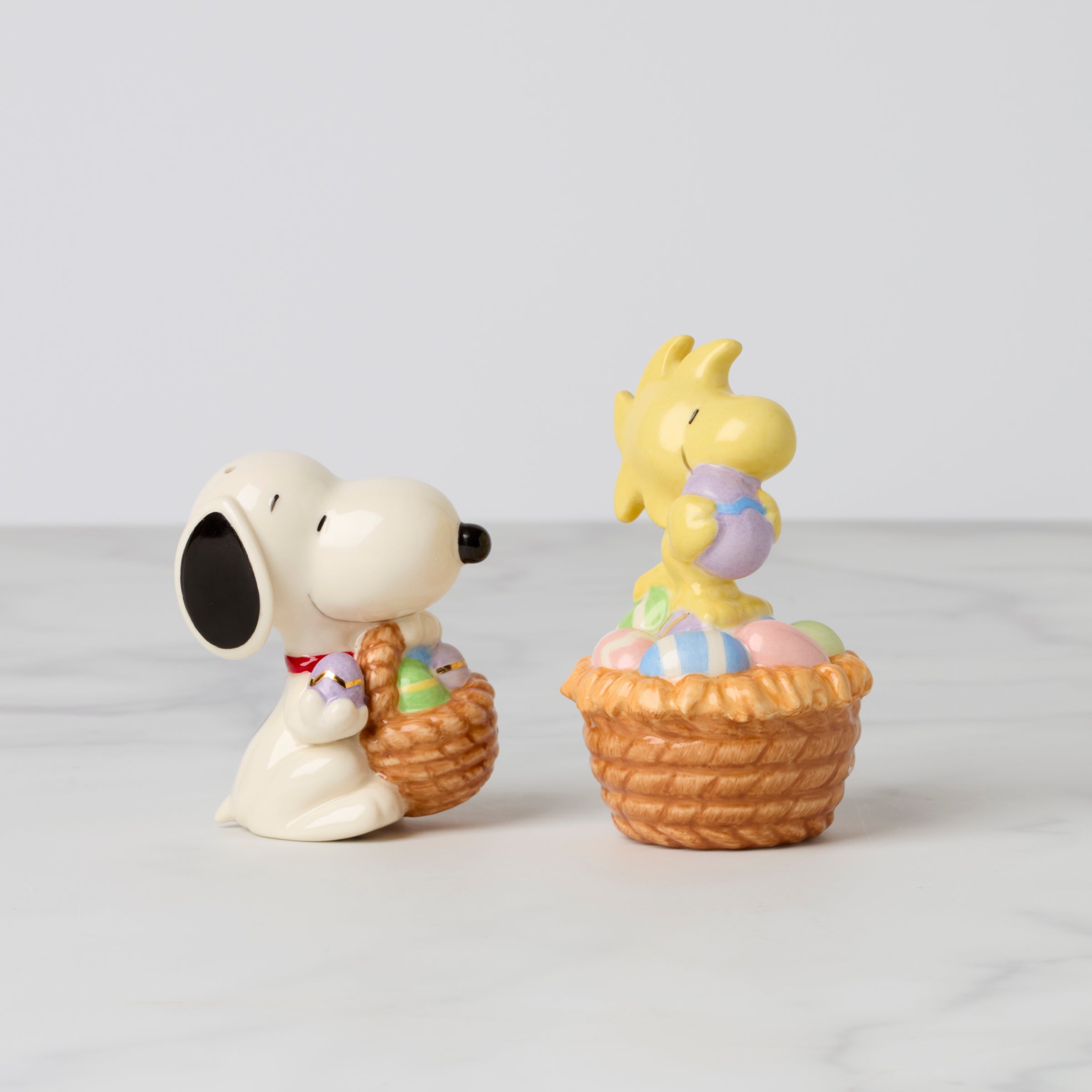 Lenox Everyday Flatware Snoopy Easter Salt & Pepper Set