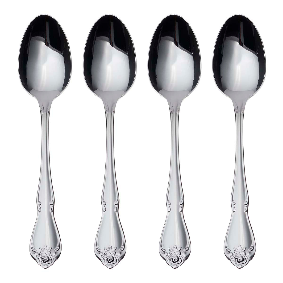 Lenox Everyday Flatware True Rose Everyday Flatware Teaspoons, Set Of 4