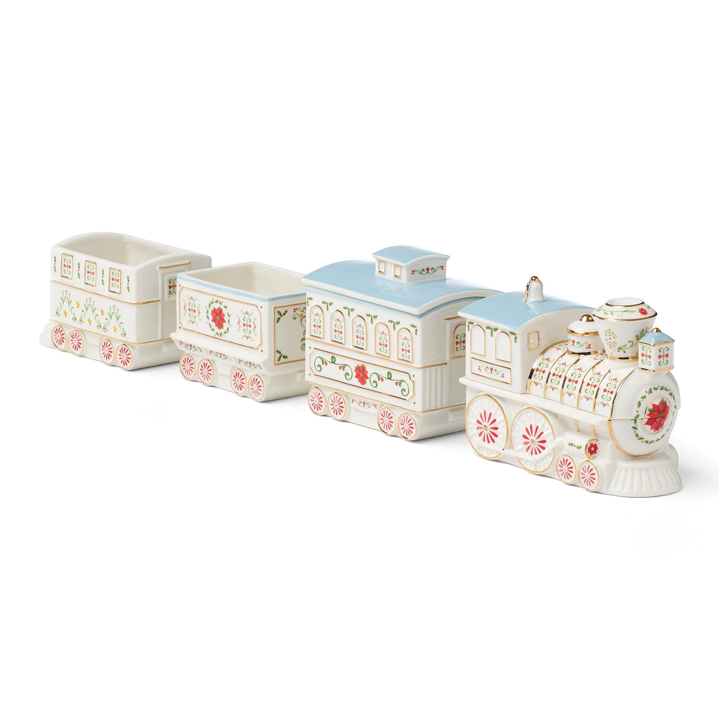 Lenox Everyday Flatware Lenox Holiday Village Christmas Train Server - Image 9