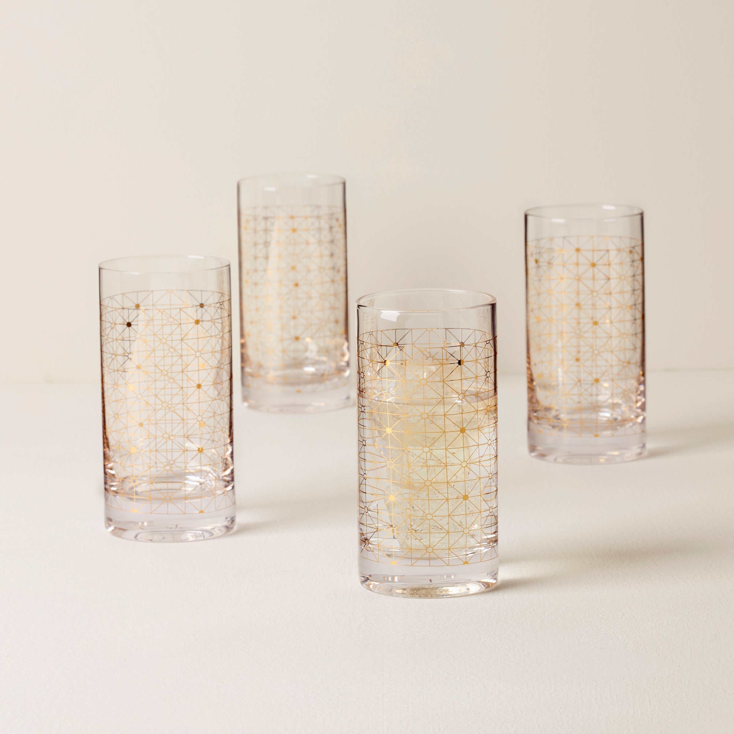 Lenox Everyday Flatware Tuscany Classics Gold Dust Highball Glasses, Set of 4 - Image 2