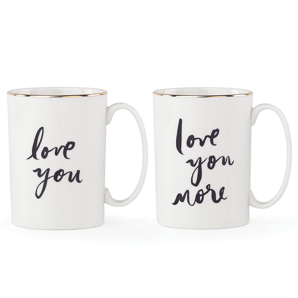 Lenox Everyday Flatware Bridal Party Love You 2-Piece Mug Set