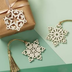 Alternative view of Lenox Everyday Flatware Mini Snowflake 3-Piece Ornament Set