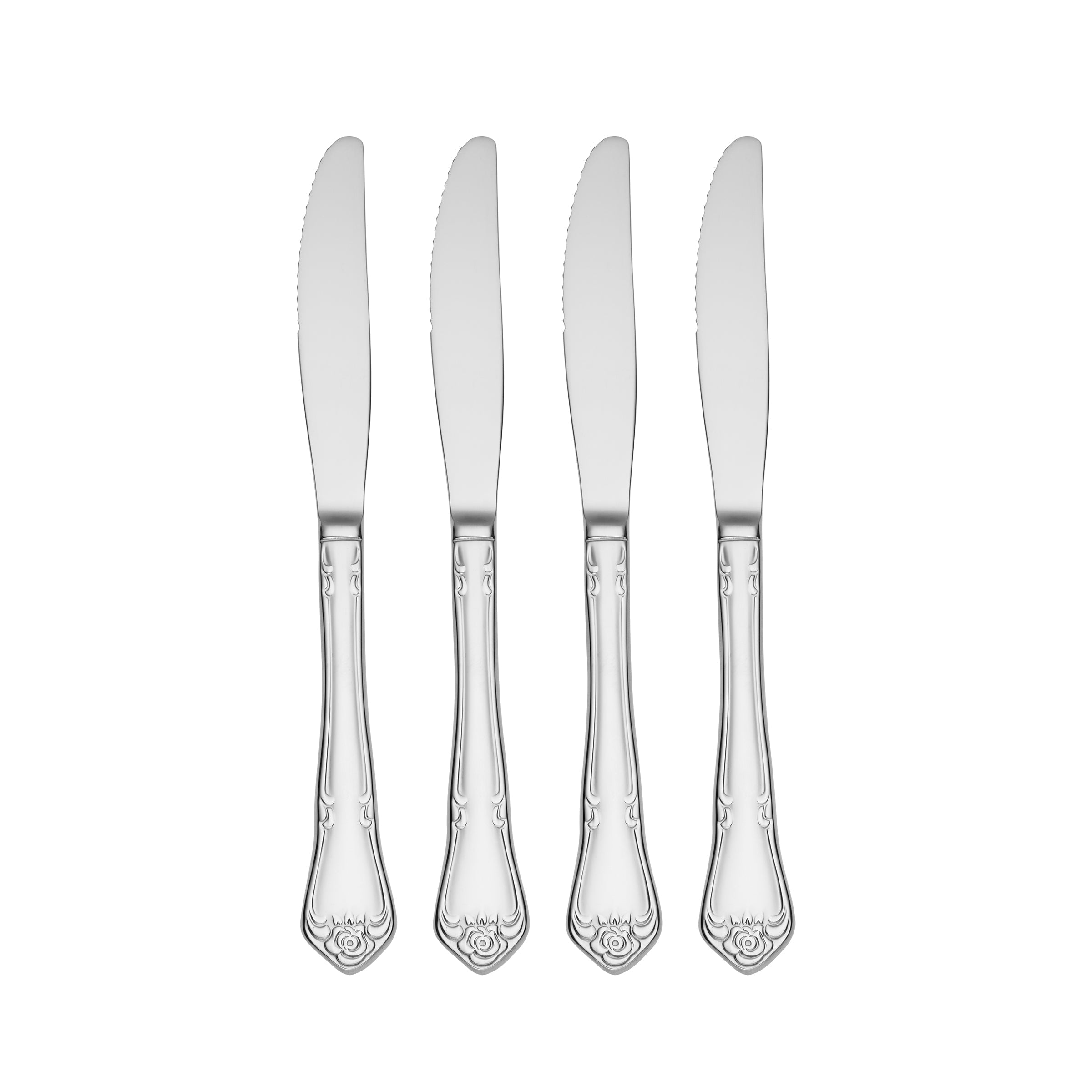 Lenox Everyday Flatware True Rose Everyday Flatware Dinner Knives, Set Of 4