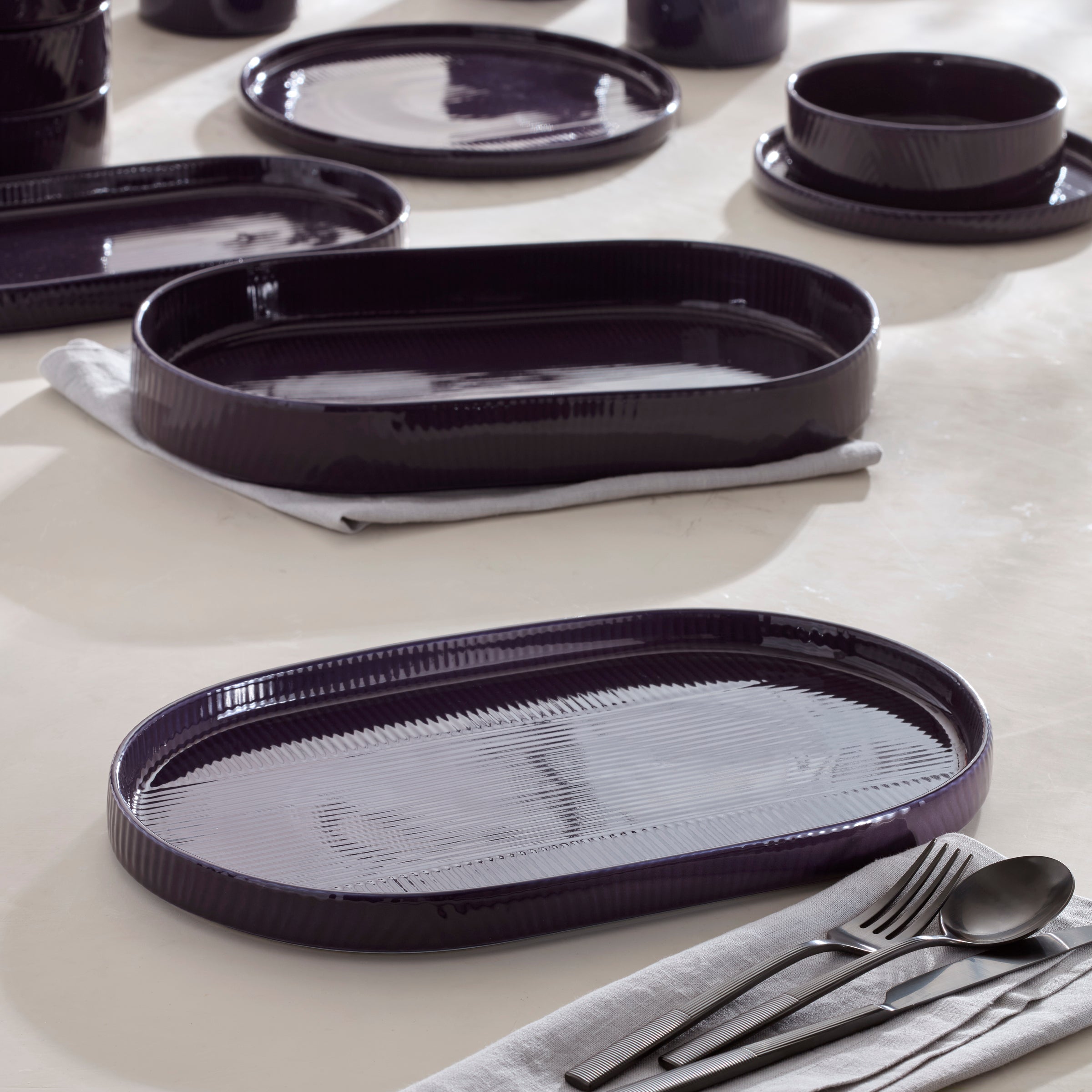 Lenox Everyday Flatware Modulus Nightshade 2-Piece Serving Set - Image 3