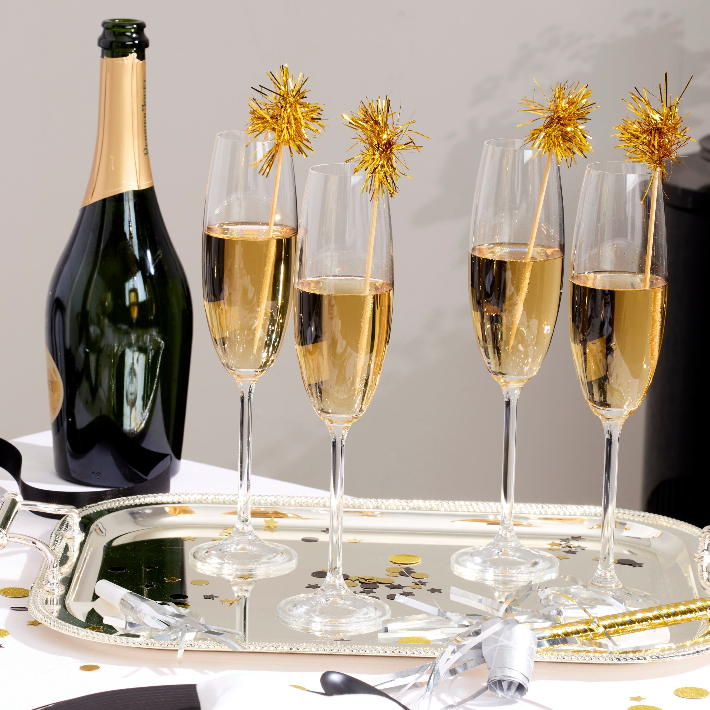 Lenox Everyday Flatware Tuscany Classics Champagne Flute Glasses, Set of 6 - Image 4