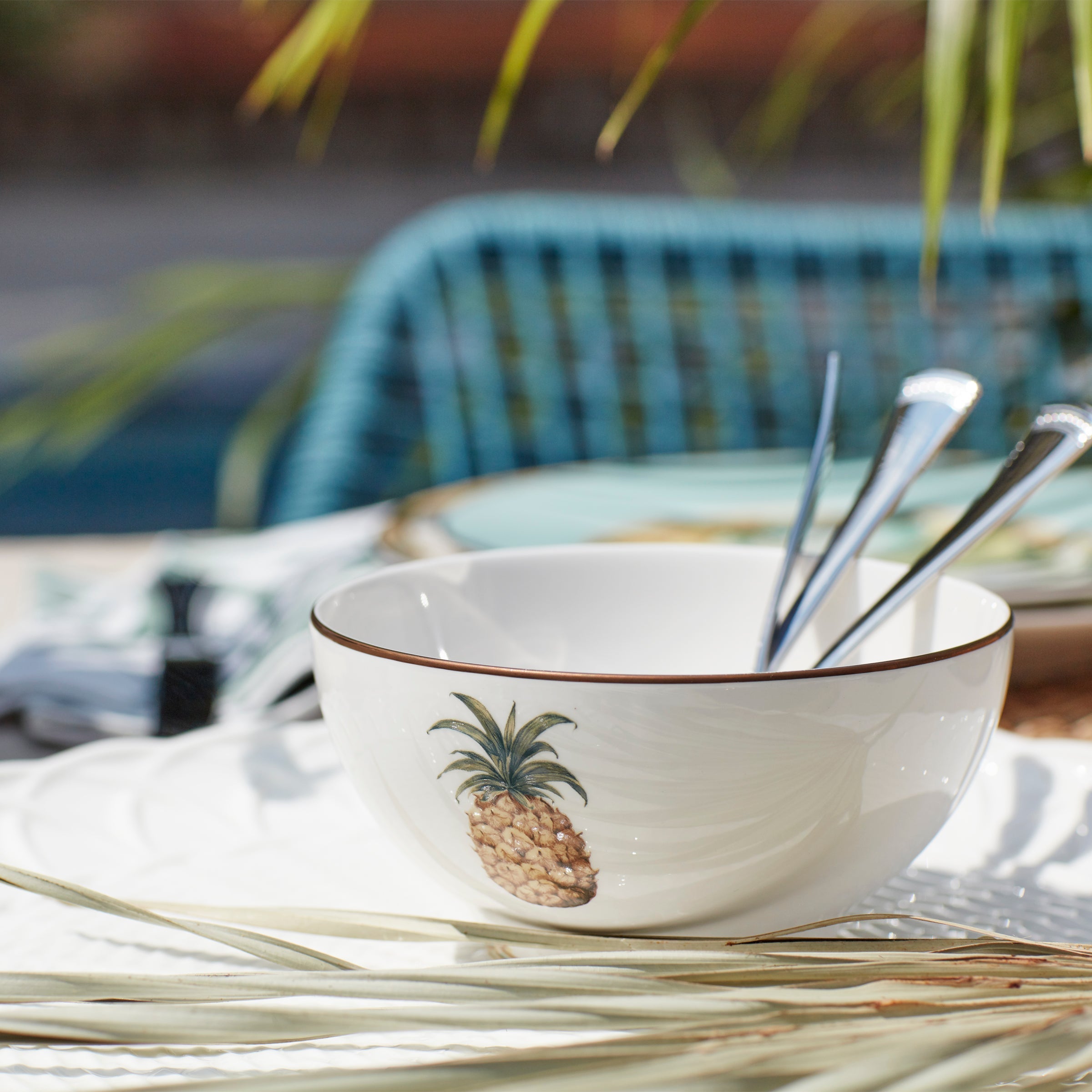 Lenox Everyday Flatware British Colonial Bamboo Rice Bowl - Image 6