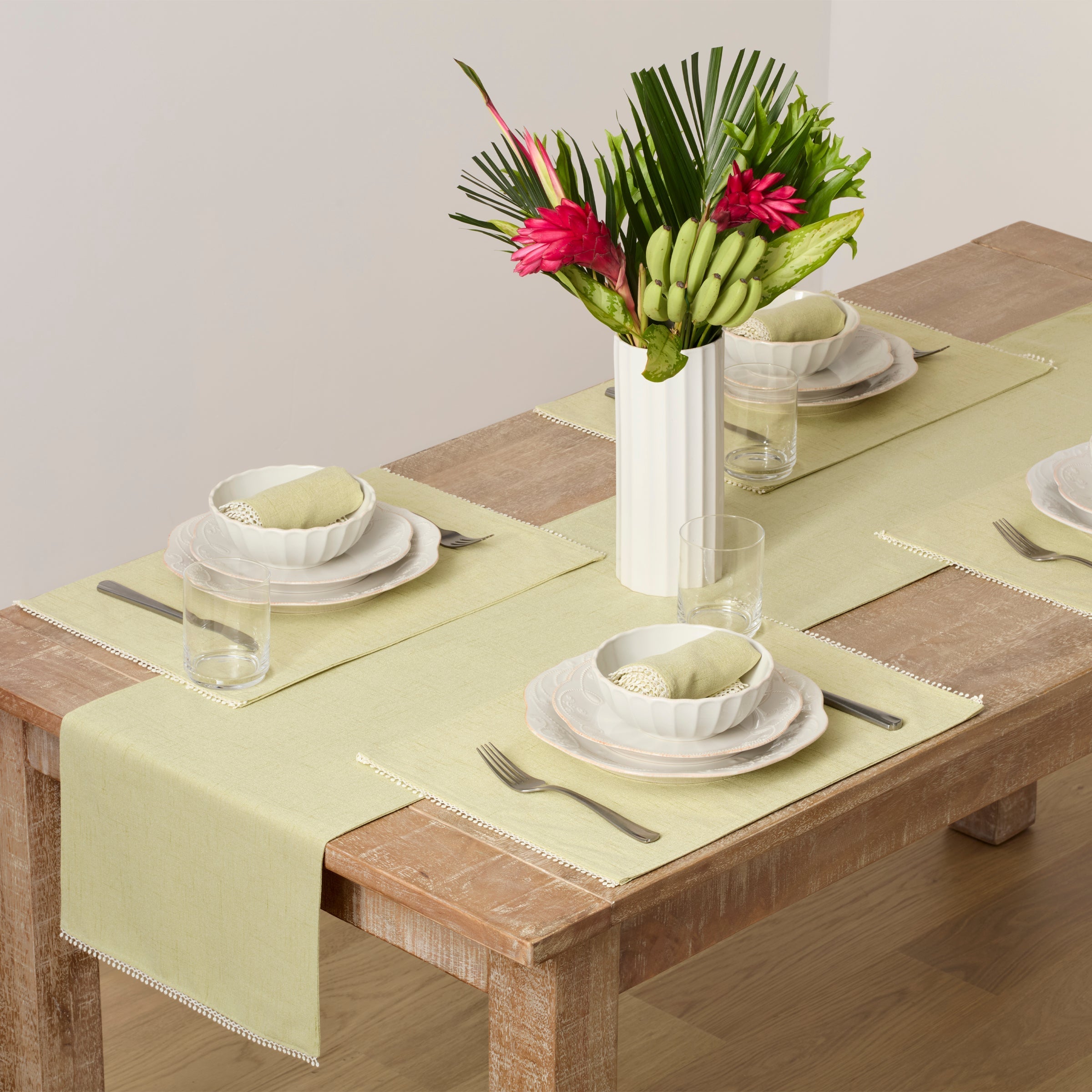 Lenox Everyday Flatware French Perle Pistachio Placemat - Image 3