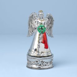 Lenox Everyday Flatware Vintage Musical Angel Silverplate Figurine