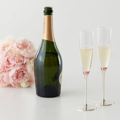 Alternative view of Lenox Everyday Flatware Rosy Glow 2-Piece Champagne Flute Set