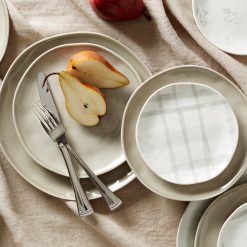 Alternative view of Lenox Everyday Flatware Bay Colors Grey Accent Plates, Set of 4