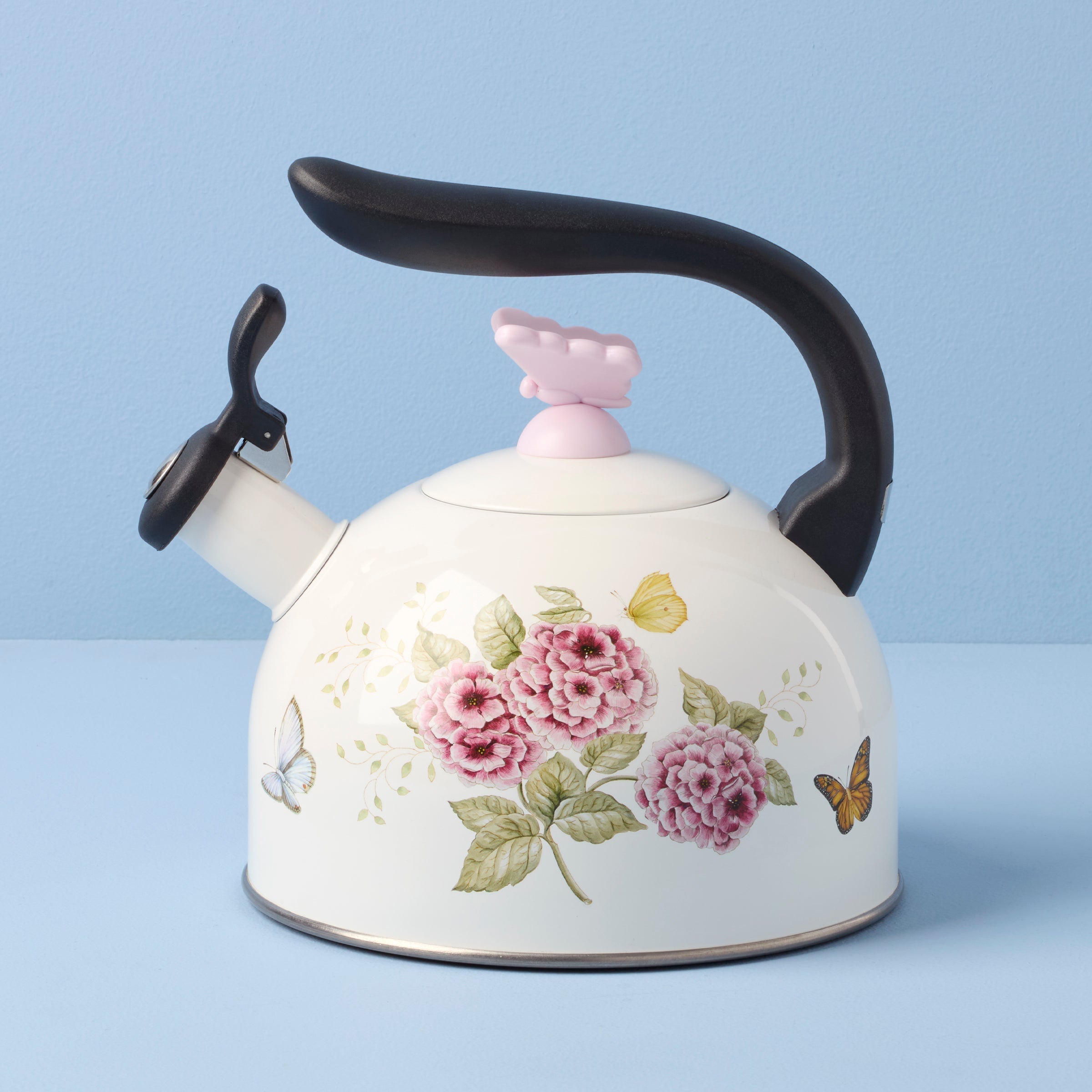 Lenox Everyday Flatware Butterfly Meadow Tea Kettle - Image 2